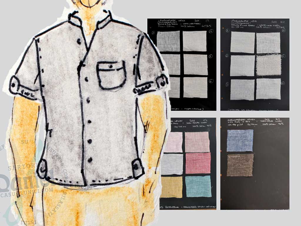 Stylish short-sleeved men