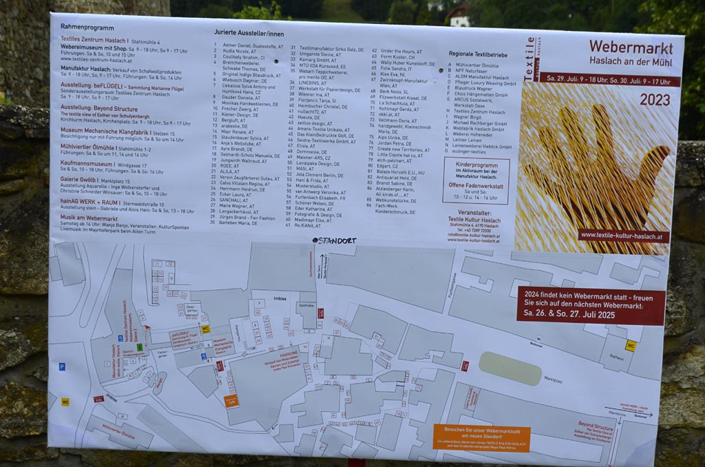 Webermarkt Haslach an der Mühl August 2023 Impressionen