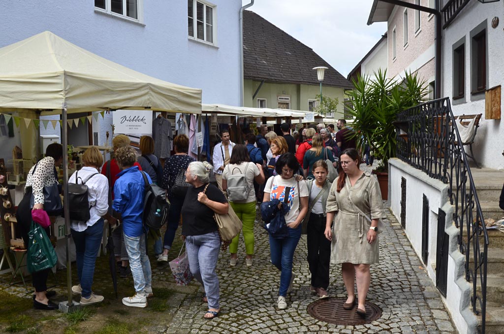 Webermarkt Haslach an der Mühl August 2023 Impressionen