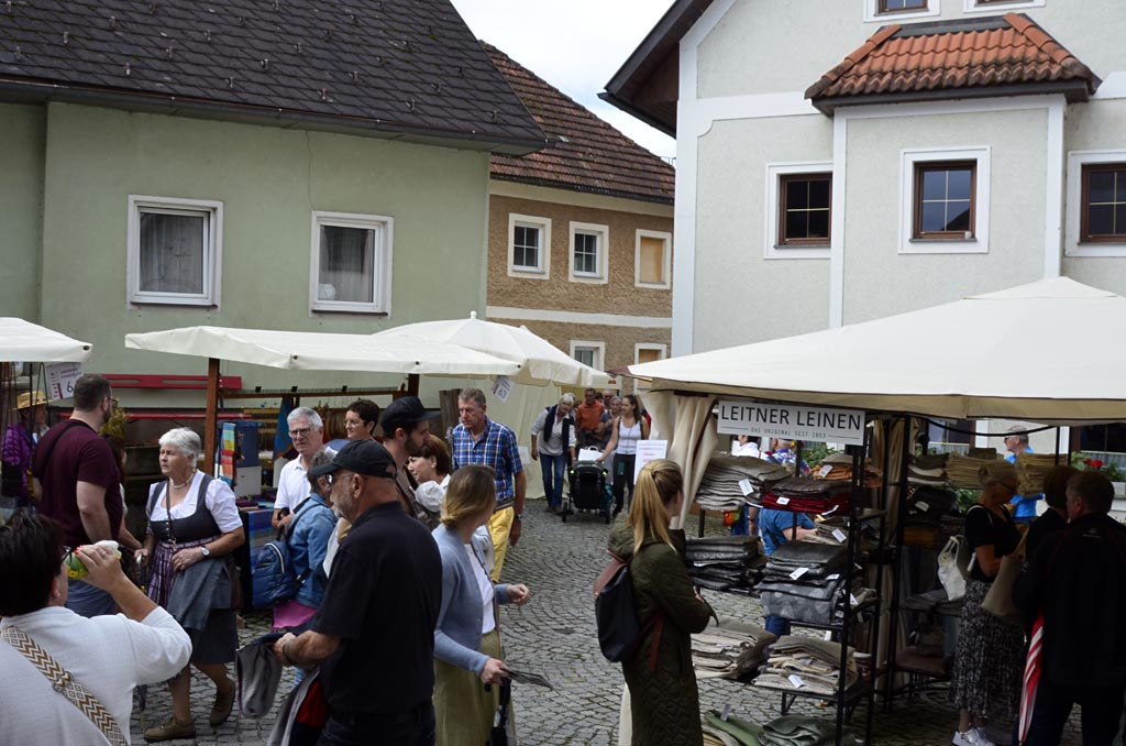 Webermarkt Haslach an der Mühl August 2023 Impressionen